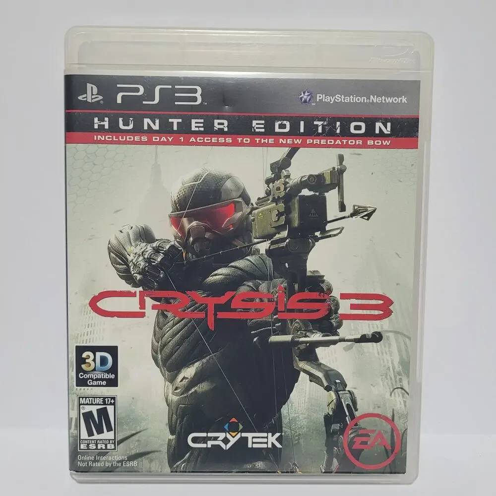 Crysis 3 Hunter Edition PS3 PlayStation 3 Game With Manual (2013)